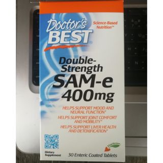 SAM-e 400 mg , 200mg Double-strength 30, 60 Enteric Coated Tablets Doctors Best