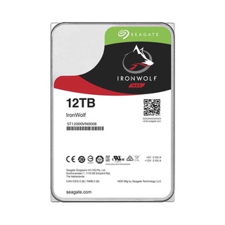 ST12000VN0008_3Y  SEAGATE IRONWOLF 12TB NAS HDD 7200RPM CACHE 256MB SATA 3YRS