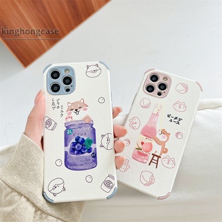 เคสซิลโคน Samsung A52 A32 A72 A12 A20S A02S A50 A10S J7 Prime A51 J2 Prime A10 A125 A30 A50S A30S A20 M40S M10 M10S A205 M02S A025 F02S A305 M12 F12 OPPO A15 A15S A54 A7 A5S A12 A9 A5 A53 A33 2020 Lambskin Cartoon Blueberry Shiba Inu Phone Case