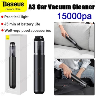 Baseus A3 Car Vacuum Cleaner 15000pa Suction Force Practical Light Well-equipped Accessories Wireless and Portable Clean