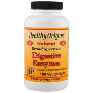 Healthy Origins, Digestive Enzymes, Broad Spectrum, 180 Veggie Caps