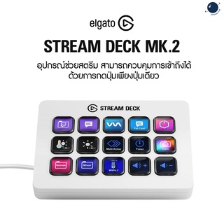 ELGATO STREAM DECK MK.2 WHITE EDITION ประกันศูนย์ไทย