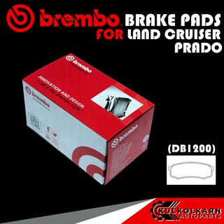 BREMBO ผ้าเบรคหลัง TOYOTA LAND CRUISER FJ80, PRADO 1990-ON (CERAMIC) (P83 024C)