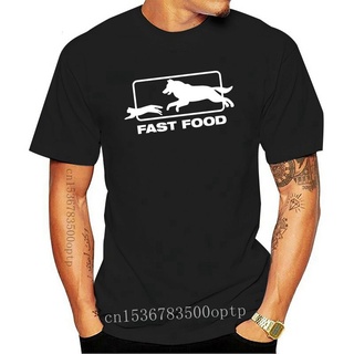 คอตต้อนคอกลมขายดี เสื้อยืดลําลอง แขนสั้น พิมพ์ลาย Fast Food สไตล์คลาสสิก | Fastfood | ร้อย | Katze | สนุก | สปรูช | กักต