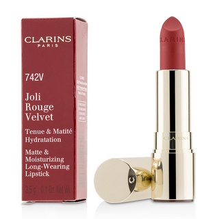 CLARINS - Joli Rouge Velvet (Matte &amp; Moisturizing Long Wearing Lipstick) - 3.5g/0.1oz