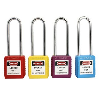 กุญแจนิรภัยก้านยาว [Safety Padlock (Long-shackle)]