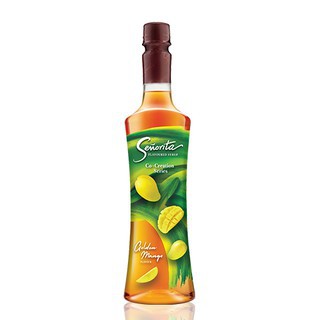 SENORITA Golden Mango Syrup 750 ML. น้ำเชื่อมแต่งกลิ่นมะม่วงสีทอง ขนาด 750 มล.