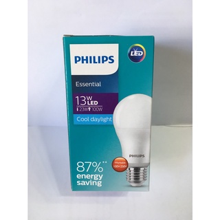 philips​ Essential​ bulb 13w แสงขาว ทัศศิพร