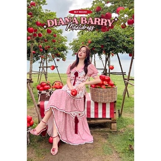 💎พร้อมส่ง💎BLT brand ชุดเดรส Diana berry maxidress collection💎