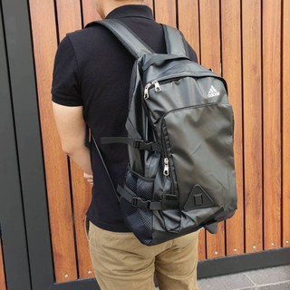 กระเป๋าสะพาย กระเป๋าเป้ใบใหญ่ Adidas Large Backpack อะไหล่แบรนด์ทั้งใบ กันน้ำได้