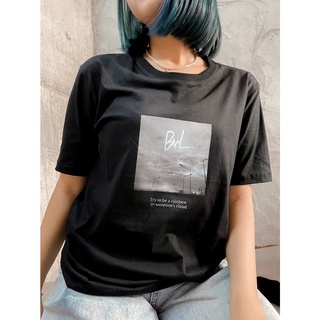 Beverlife - เสื้อยืดสีพื้นลายท้องฟ้า Collation