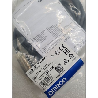 omron สวิตช์ความใกล้ชิดทรงกระบอกของ Omron E2E  E2E-X10MF1 M18 12-24vdc  เซ็นเซอร์ระยะใกล้