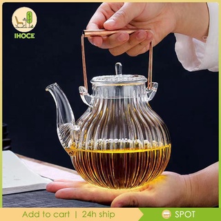 Transparent Tea Pot Tea Maker Handmade Craft Teaware for Flowering Tea Chinese Puer Tea