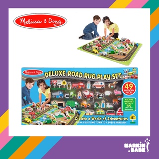 Melissa &amp; Doug I Deluxe Road Rug Play Set # 5195 ชุดพรมดีลักซ์ เมืองและกู้ชีพ ขนาด 100 x 90 cm I MARKIN.Babe