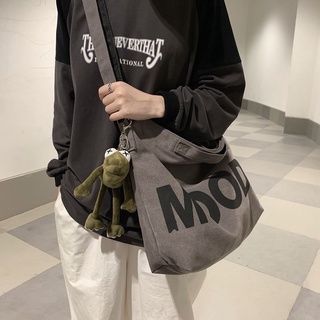 N94ส่งจากไทย กระเป๋าสะพายหลัง(แถมตุ๊กตา)สำหรับนักเรียนผู้หญิ่งผู้ชาย ความจุดขนาดใหญ่ผ้าแคนวาส