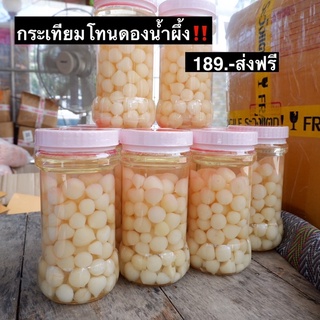 กระเทียมโทน ดองน้ำผึ้ง พร้อมส่ง