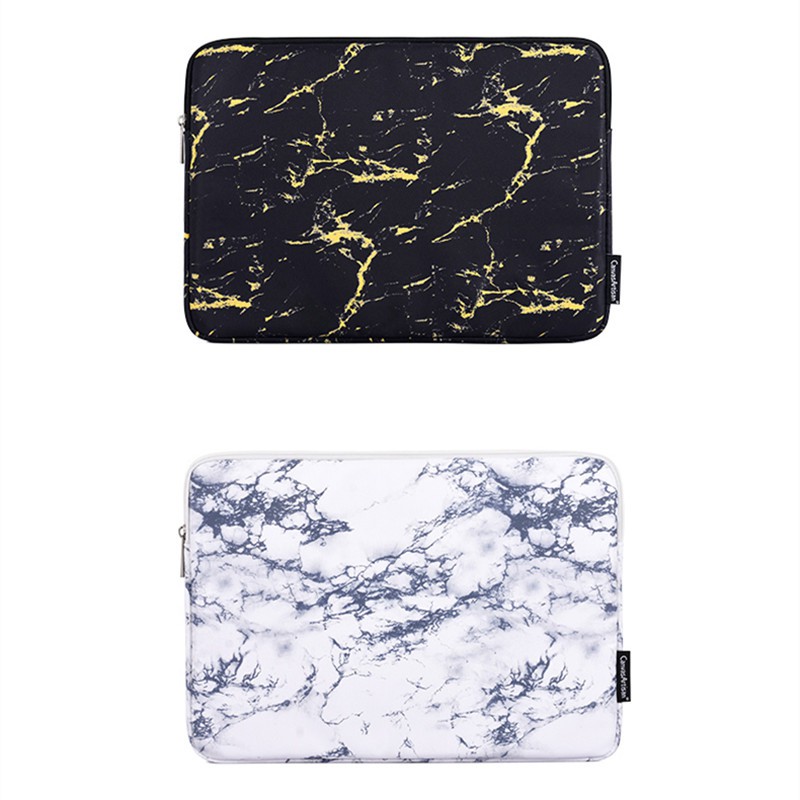 CanvasArtisan กระเป๋าผ้าใบลายหินอ่อนกันน้ําสําหรับ for Matebook Acer air pro 11/12/13/14/15/16/17 นิ้ว