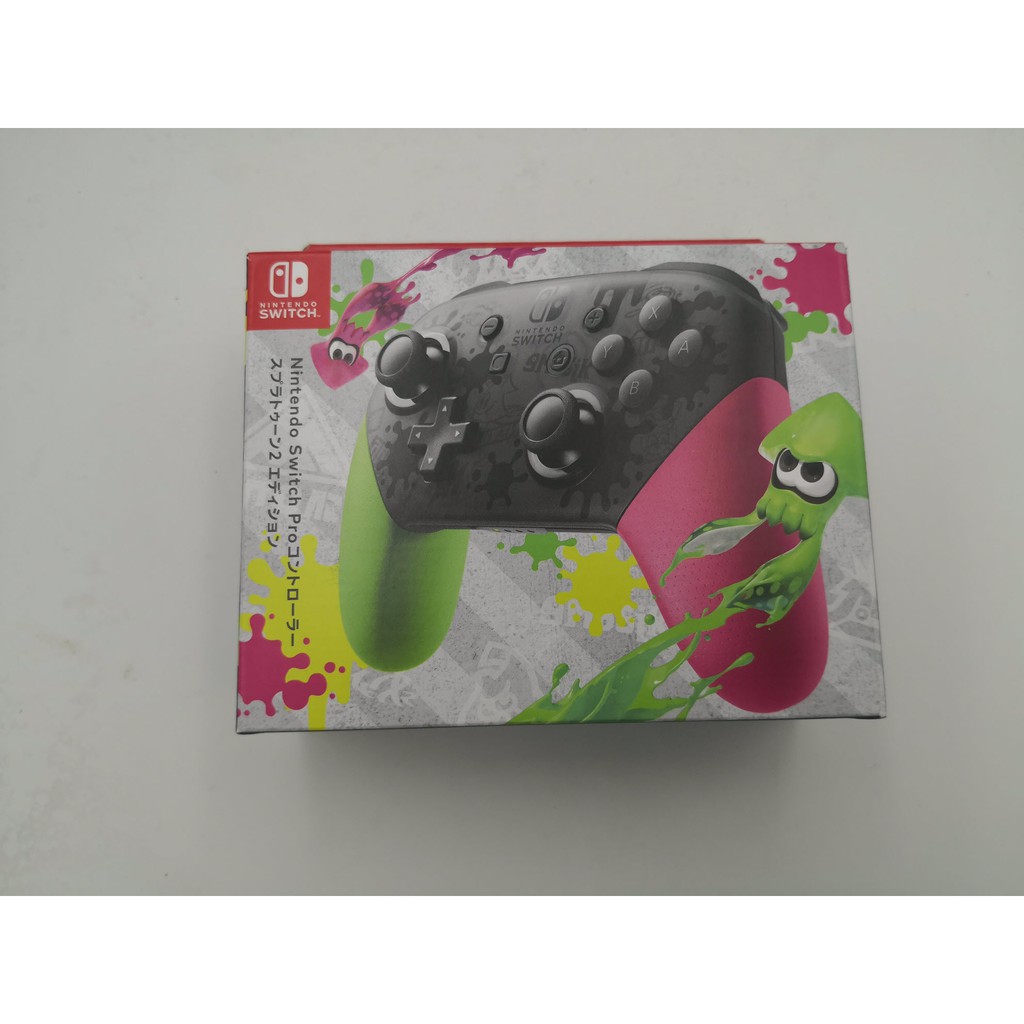 จอยโปร NSW NINTENDO SWITCH PRO CONTROLLER (SPLATOON 2 EDITION) มือสอง (USED)