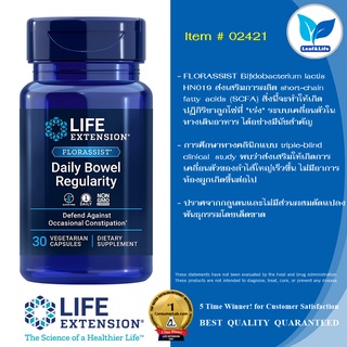 Life Extension   FLORASSIST®  Daily Bowel Regularity / 30 Vegetarian Capsules