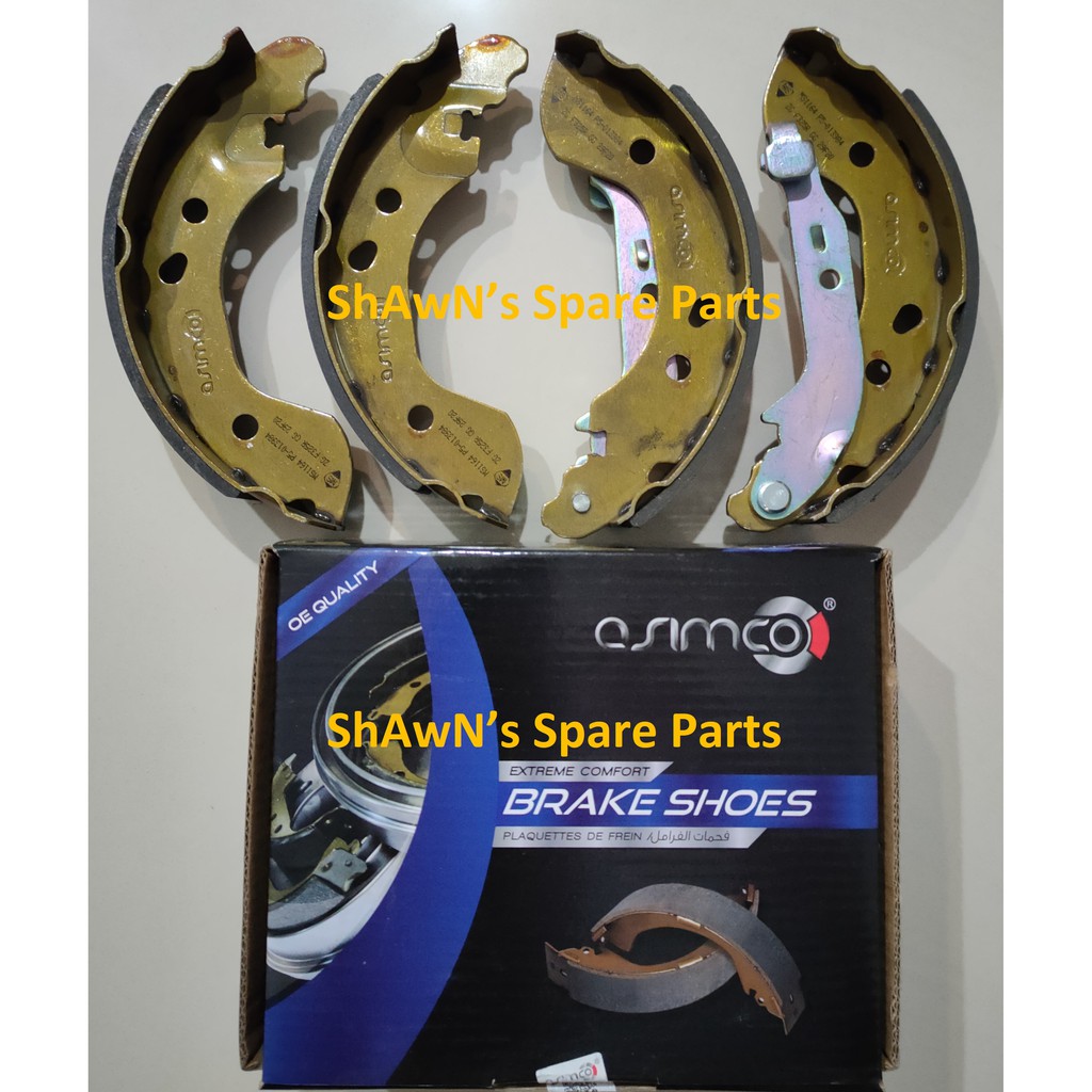รองเท้าเบรกหลัง Nissan Almera N17 2011-2020 - ASIMCO K1750 ( USA )