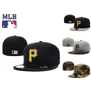 หมวกเบสบอลลําลอง กันแดด แต่งหัวเข็มขัดด้านหลัง ลายโจรสลัด Mlb Pittsburgh 4 แบบ สําหรับผู้ชาย และผู้หญิง V5Xb