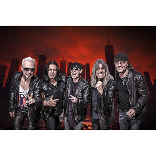 โปสเตอร์ Scorpions สกอร์เปียนส์ Rock Poster รูปภาพติดห้อง ตกแต่งผนัง โปสเตอร์วงดนตรี โปสเตอร์ติดผนัง โปสเตอร์วงร็อค