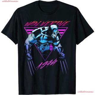 Marvel X-Men Wolverine Neon Retro Logan T-Shirt เสื้อยืดแขนสั้น overside เสื้อยืดผู้หญิง เสื้อยืดผู้ชาย เสื้อยืดพิมพ์ลาย