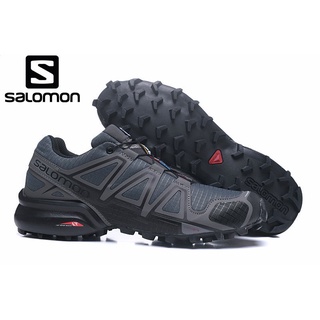 พร้อมส่ง รองเท้ากีฬา salomon speedcross 4 40-47 n7kg สีดํา สีเทาเข้ม