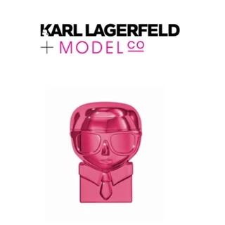 Karl Lagerfeld + Model co - LIPBALM PINK/SILVER CASE ลิปบาล์ม 6 g. (Lot17/10/25