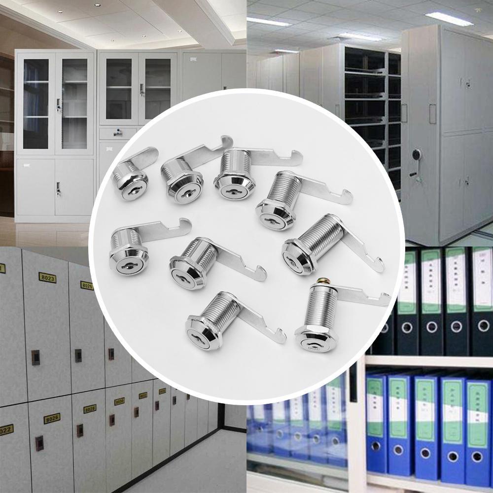 MAINAUSHUI 10/16/20/25/30 มม.ประตูล็อคกระบอกที่เชื่อถือได้ Professional เฟอร์นิเจอร์ฮาร์ดแวร์บ้านในร่มความปลอดภัยป้องกันสินค้าตู้ลิ้นชักกุญแจ - รูปที่ 2