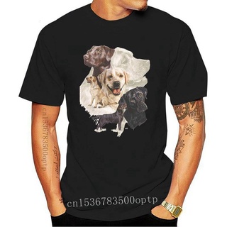 [100% Cotton] ขายดี เสื้อยืดแขนสั้นลําลอง พิมพ์ลาย Lab Dad Labrador Retriever สีดํา แฟชั่นฤดูร้อน สําหรับผู้ชาย HFlkgb92