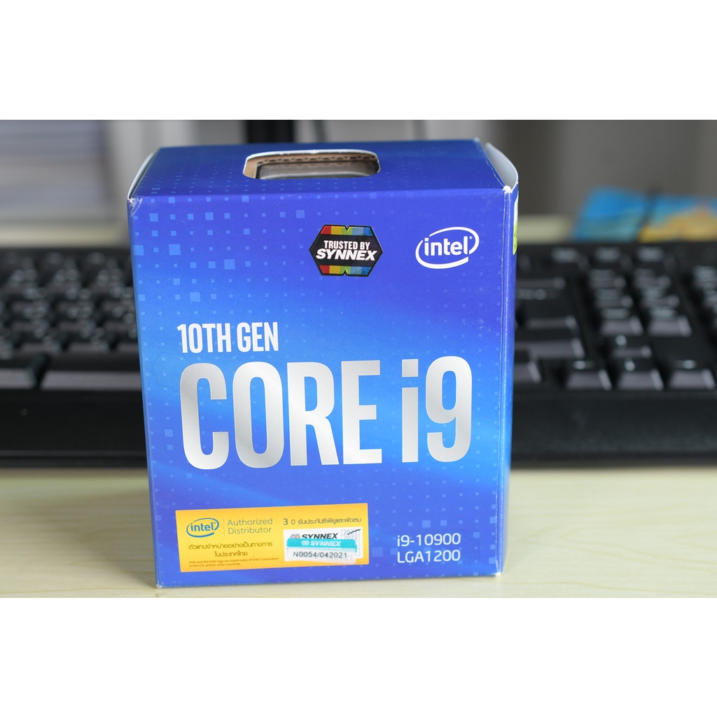 CPU i9-10900 LGA1200 2.8Hz 10Core 20Tread คอม i9 Gen10 CPU i9 CPU คอม คอมมือสอง CPU มือสอง Computer 