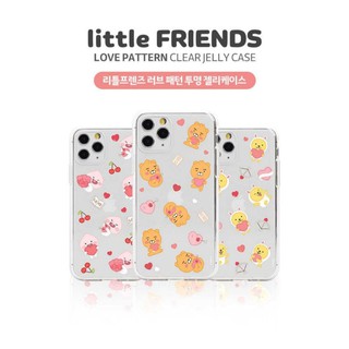 [Pre-Order] เคสโทรศัพท์ คาแรคเตอร์ Kakao Friends (Love Pattern Clear Jelly Case)