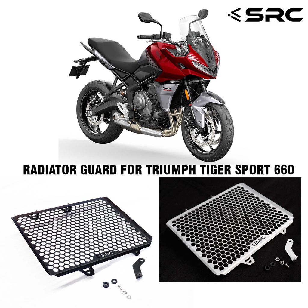 การ์ดหม้อน้ำรถรุ่น Triumph Tiger Sport 660 (RADIATOR GUARD)สินค้ารับประกัน