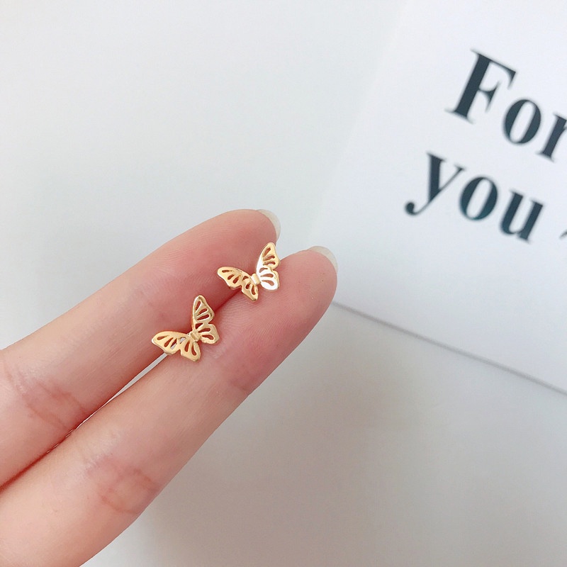 ต่างหู Fashion Butterfly Stud Earrings Stud Cute Animal Hollow Earring for Women Girl Jewelry Gift – – >>> 🇹🇭 Top1Thailand 🛒 >>> shopee.co.th 🇹🇭 🇹🇭 🇹🇭🛒🛍🛒