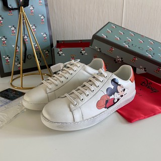 Disney x Gucci Ace Mickey sneaker Original งานดีสุดออริเกรดนอก