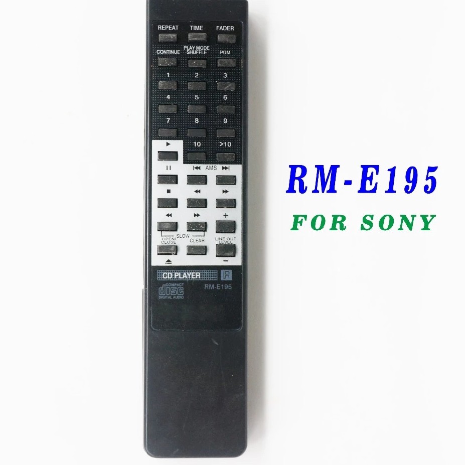 Universal รีโมทคอนโทรล RM-E195 สําหรับ Sony DIGITAL AUDIO DISC CD DVD Recorder RME195 228ESD 227ESD 