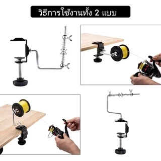 GOTURE เครื่องม้วนสายเบ็ดตกปลาเข้ากับรอก อุปกรณ์ตกปลา