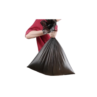 Riche [ XDTRZQKS ลด 20% สูงสุด 40.-] ถุงขย สีดำ ผลิตจากพลาสติก HDPE แบบหนาพิเศษ เหนียวทนทาน ขนาด 18-36 CM ปลีก/ส่ง