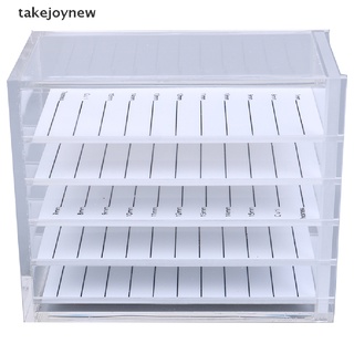 [takejoynew] กล่องเก็บขนตาปลอม อะคริลิค 5 ชั้น