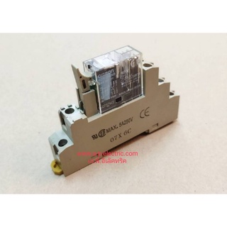 G2R-2-SND Relay Omron 24VDC สินค้าพร้อม Socket ยึดราง