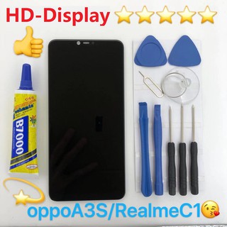 ชุดหน้าจอ Oppo A3S/Realme C1 พร้อมชุดไขควง