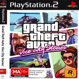 แผ่นเกม PS2 (คุณภาพ) (ส่งไว) Grand Theft Auto: Vice City Stories