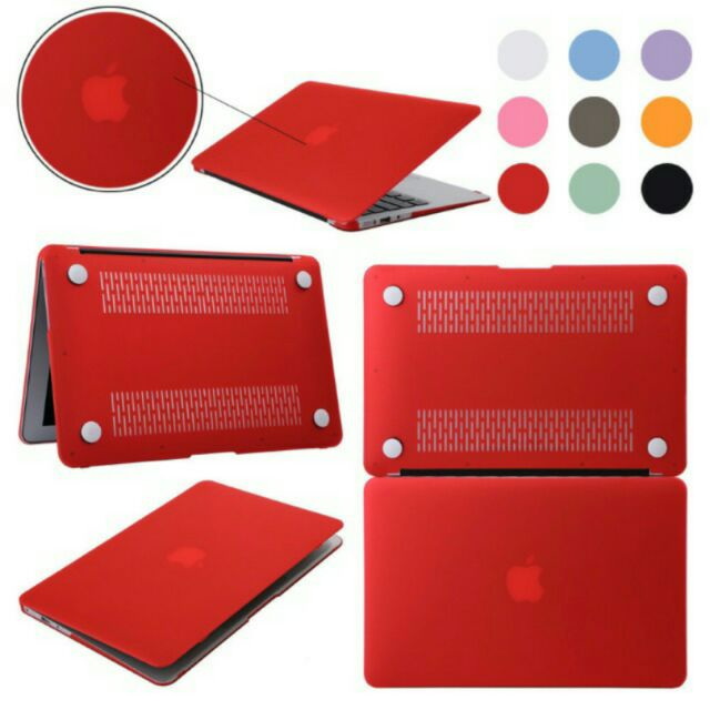 🌸🌿 Case Macbook Pro 13" (เคสแข็ง) สีแดง