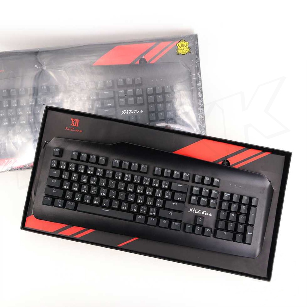 Remax  รุ่น XII-J599 Gaming Keyboard คีย์บอร์ด คอมพิวเตอร์ แล็ปท็อป ในการเล่นเกม หรือ ทำงาน