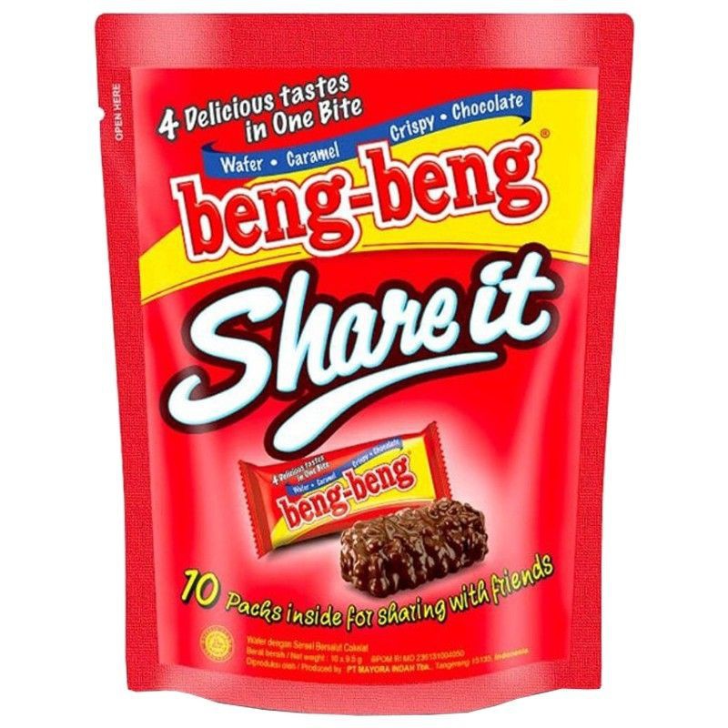 (ขายยกลัง) Beng Beng Share It / Kalpa share itขนมเวเฟอร์ เบง เบง เเชร์อิท ยกลัง 16 ห่อ