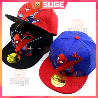 【Suge】หมวกเบสบอล ลายการ์ตูนซูเปอร์ฮีโร่ สไปเดอร์แมน แฟชั่น สําหรับเด็ก 3-10 ปี Topi Budak