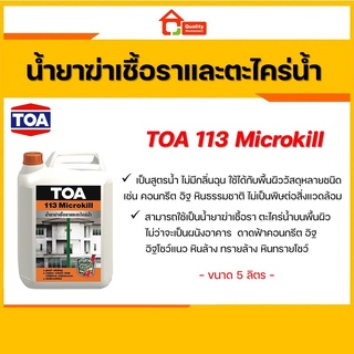 TOA 113 ไมโครคิล (TOA 113 Microkill) lน้ำยาฆ่าเชื้อราและตะไคร่น้ำ ขนาด 5 ลิตร