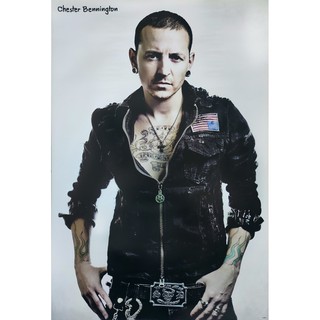 โปสเตอร์ วง ดนตรี ร็อก ลิงคินพาร์ก Linkin Park Chester Bennington POSTER 24”x35” Inch American Rock Band V8