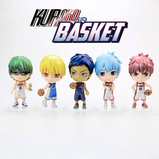 โมเดล คุโรโกะโนะบาสเก็ต Kuroko no Basket ขนาด 11 ซม. V2 ครบชุด 5 ตัว สินค้าพร้อมส่ง เก็บปลายทางได้